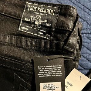 True religion female jeans black size 29